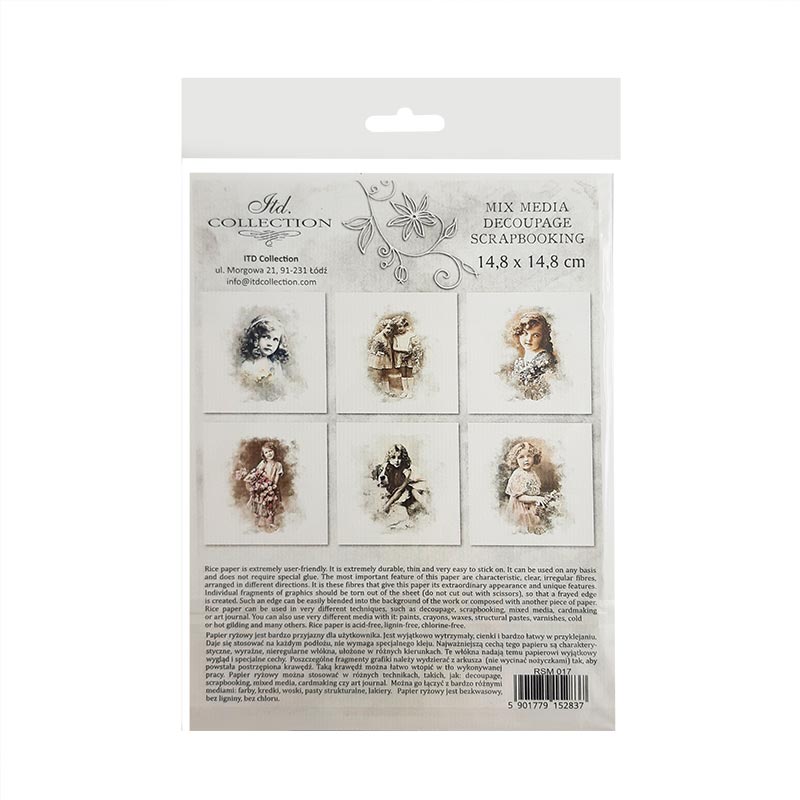 ITD Collection Mini Rice Paper Set - Old Photography