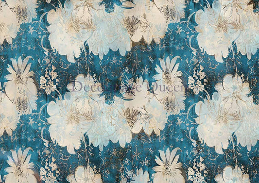 Decoupage Queen Floral Cascade Rice Paper A4