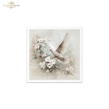 Decoupage Rice Paper Mini Set - Vintage Wedding