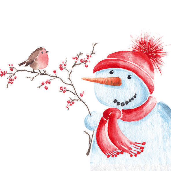 Decoupage Napkin Value Bundle - Snowmen