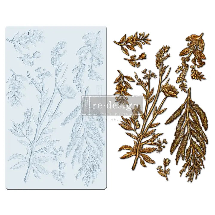 Redesign with Prima Décor Mould 5" x 8" - Herbology