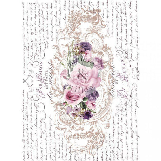 Re-Design with Prima Maisie & Willow Transfers 16″x23″ 2/Sheets - Floral Poems