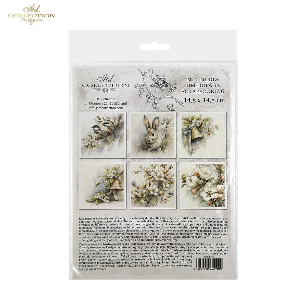 Decoupage Rice Paper Mini Set - Spring