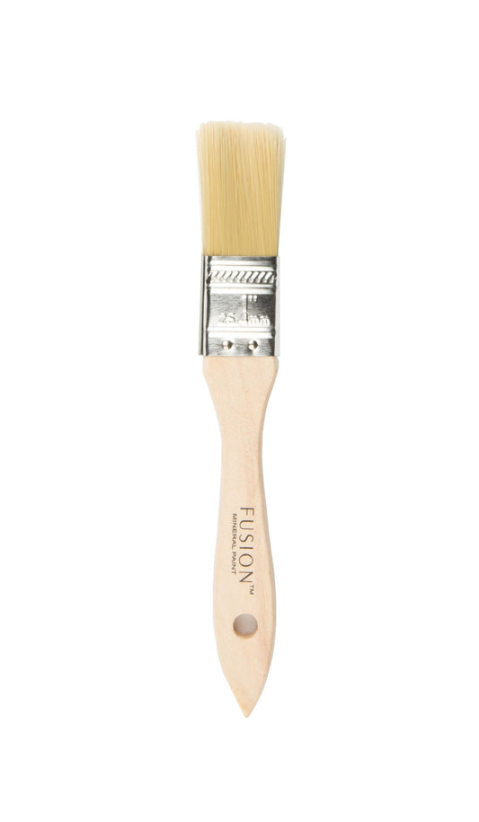 Fusion Synthetic Flat Brush 1"