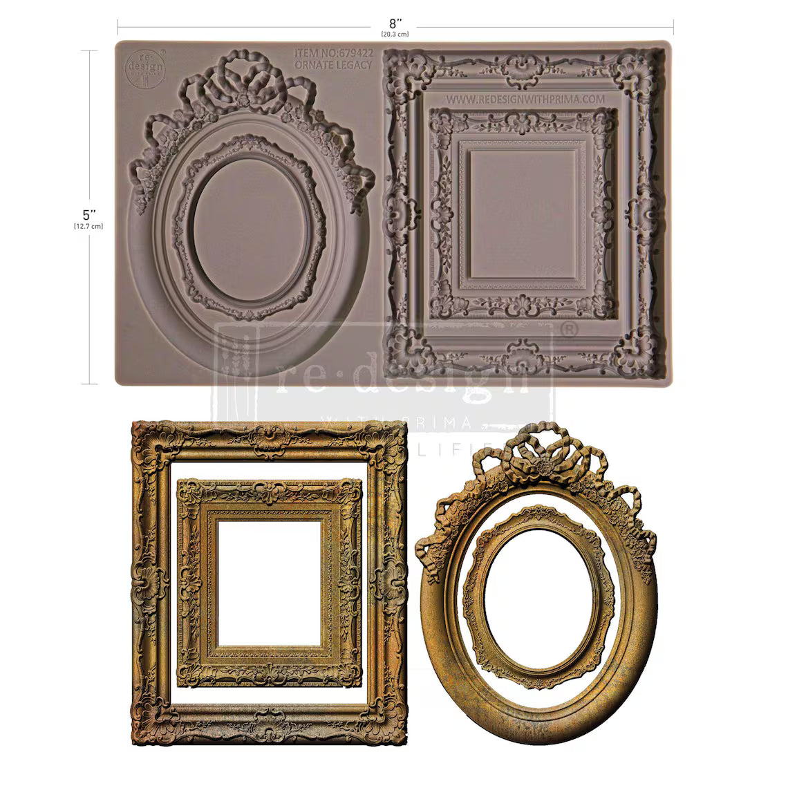 Redesign with Prima Décor Mould 5" x 8" - Ornate Legacy