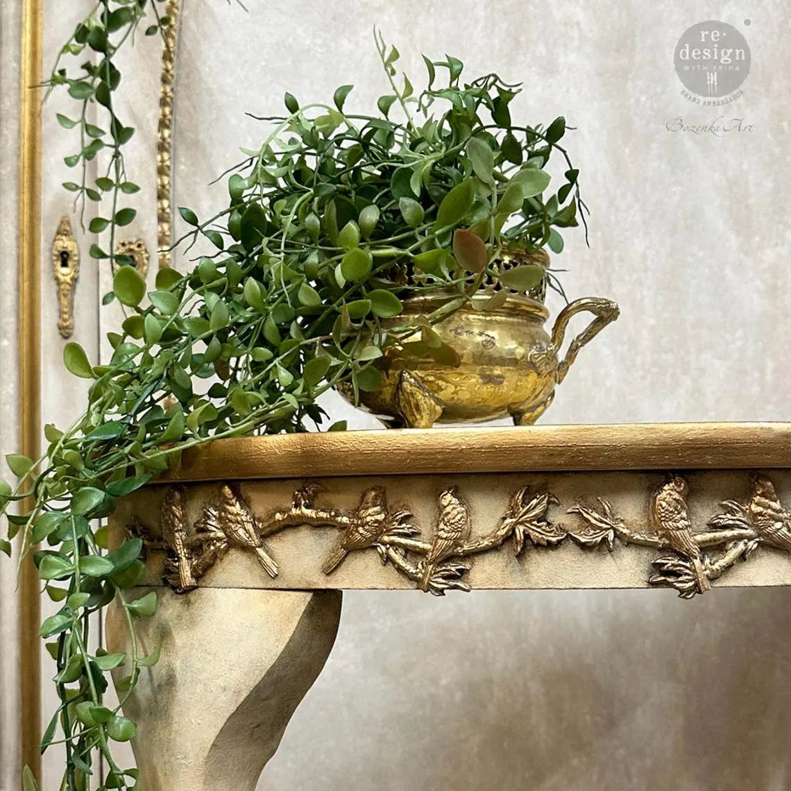 Rediseño con molde Prima Décor de 5" x 8" - Country Blossom