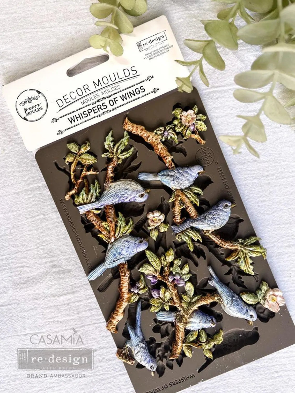 Rediseño con molde Prima Décor de 5" x 8" - Country Blossom