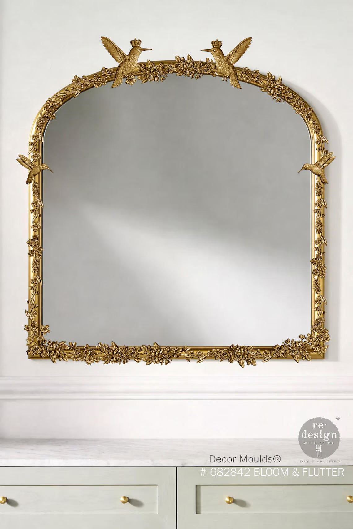 Redesign with Prima Décor Mould 5" x 10" - Bloom and Flutter