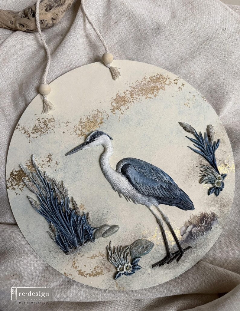 Redesign with Prima Décor Mould 5" x 8" - Feathered Stillness