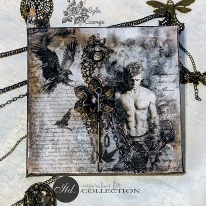 Decoupage Rice Paper - Fallen Dreamer