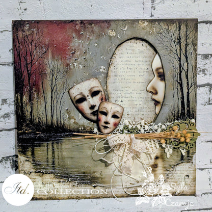 12" Scrapbooking Set - Carnival,  Masquerade