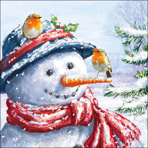 Decoupage Napkin Value Bundle - Frosty Snowmen