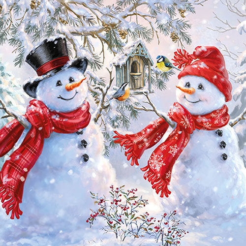 Decoupage Napkin Value Bundle - Frosty Snowmen