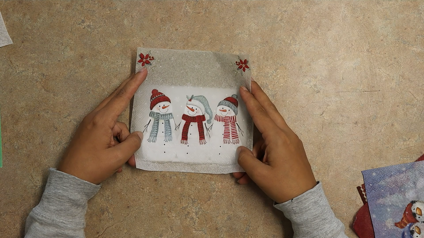 Virtual Workshop Kit - Napkin Greeting Cards