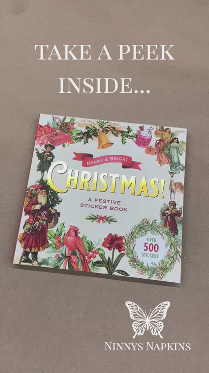 Merry and Bright Christmas Sticker Book