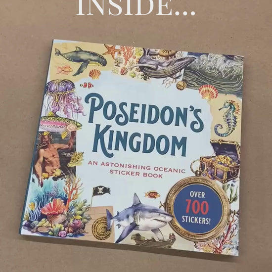 Poseidon's Kingdom Sticker Book flip through