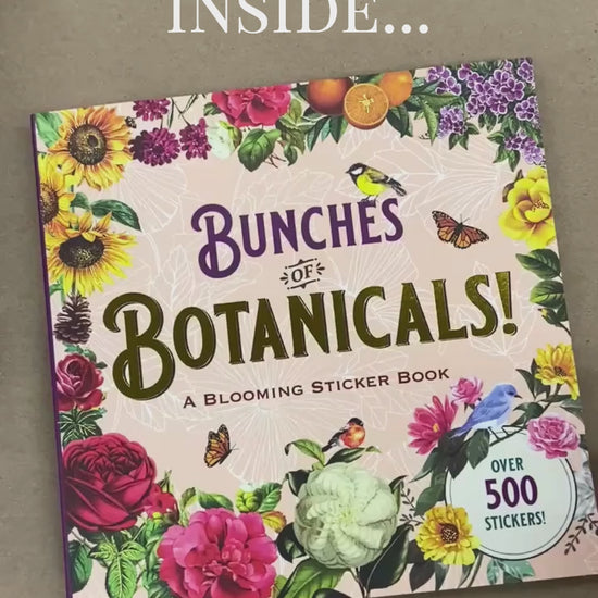 Bunches of Botanicals Sticker Book flip through