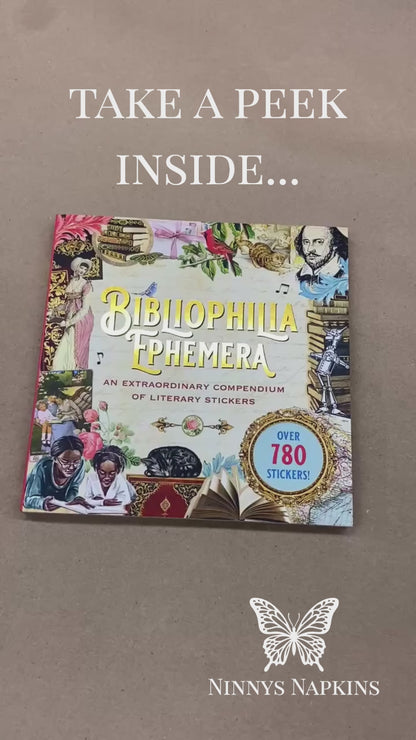 Bibliophilia Ephemera Sticker Book