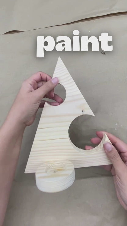 Glittery Gold Holy Tree Project