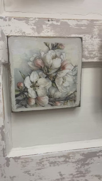 Decoupage Mini Rice Paper Wood Trio Tutorial