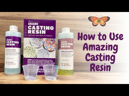 Amazing Casting Resin Includes Parts A & B 8 Fl Oz - White