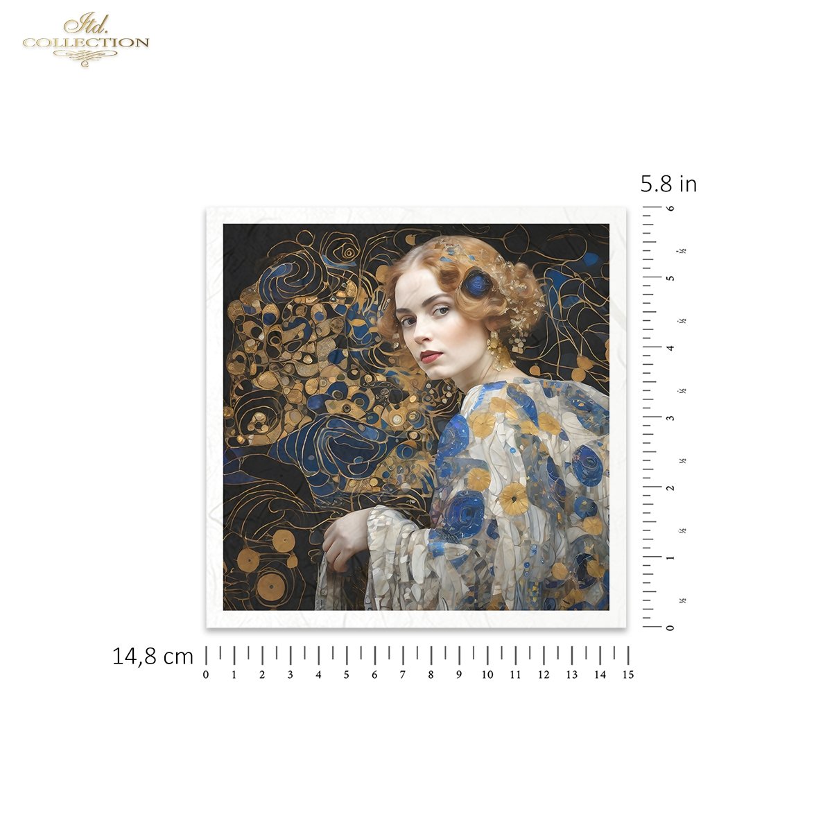 ITD Mini Collection Rice Paper Set - Inspired by Klimt