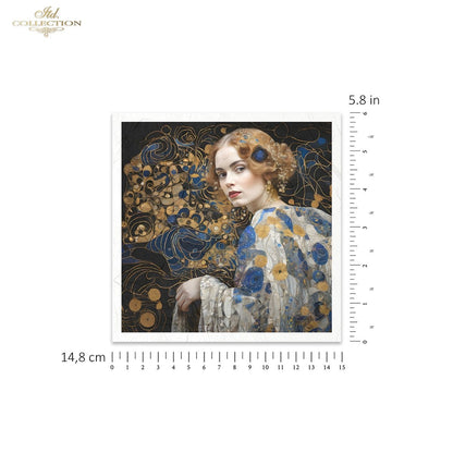 ITD Mini Collection Rice Paper Set - Inspired by Klimt