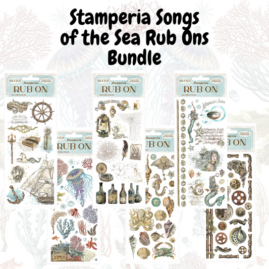 Stamperia Songs of the Sea Rub On Transfer