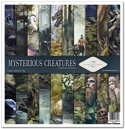 ITD Collection Scrapbooking Paper Set - Mysterious Creatures