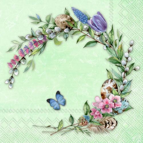 Decoupage Napkins 6.5" - Floris Wreath