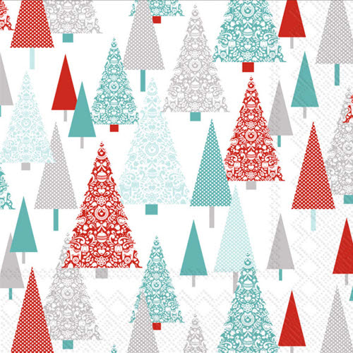 Decoupage Napkins Value Bundle - Christmas Trees