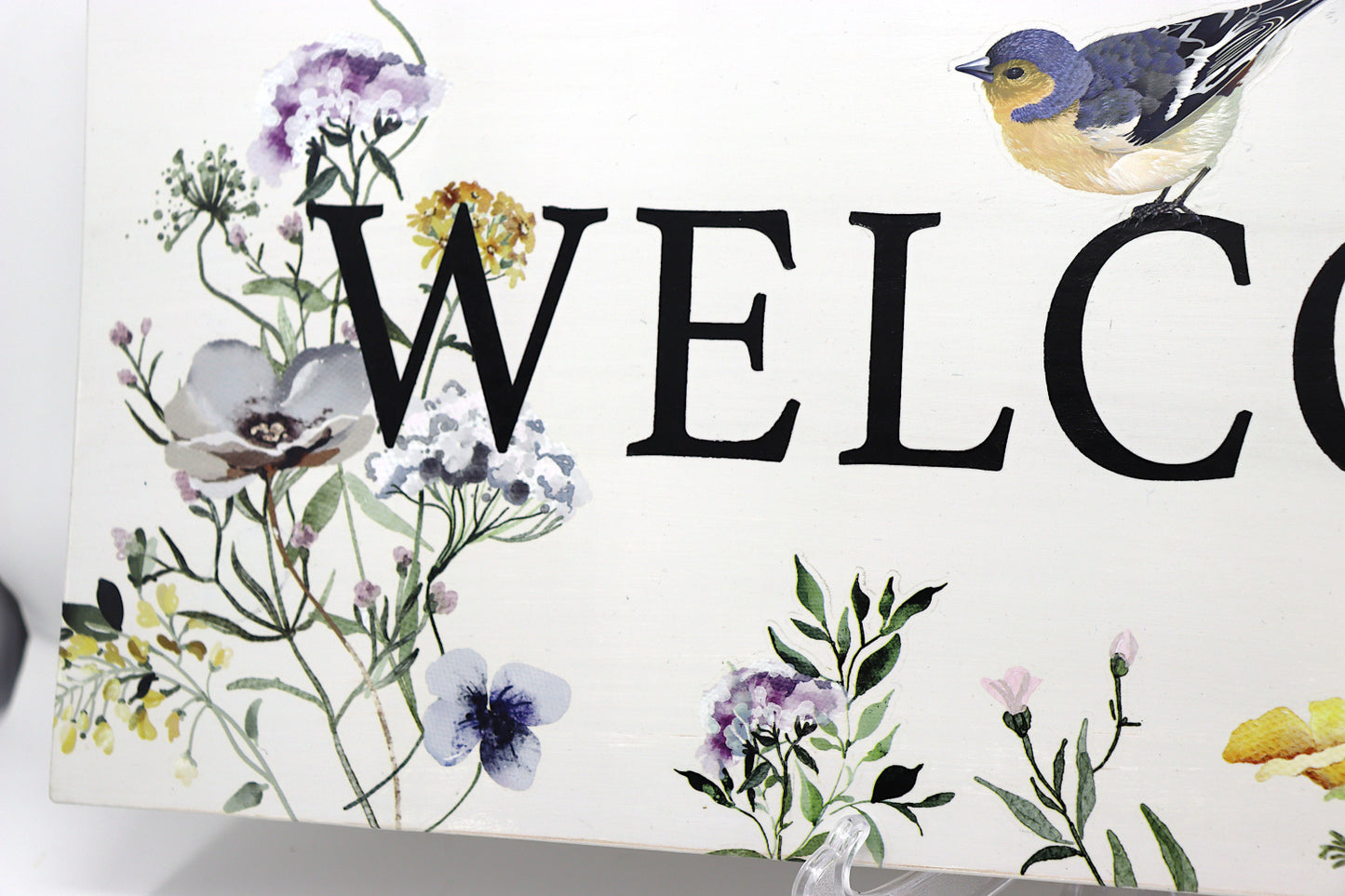 Handmade Welcome Sign: Parchment & Meadows Design