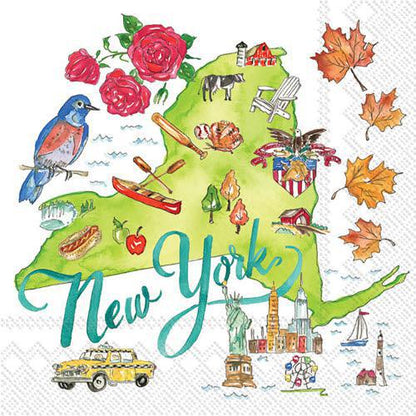 Decoupage Napkins 5"- NY State Collection