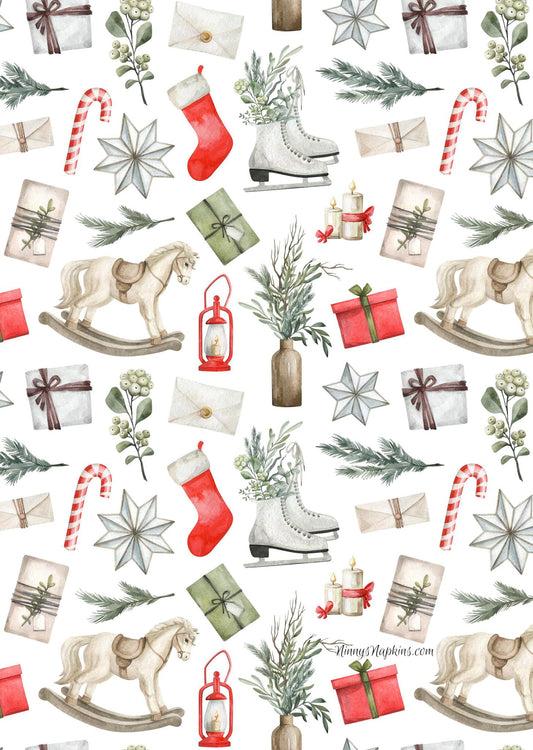 Ninny's Rice Paper A4 - Christmas Cheer