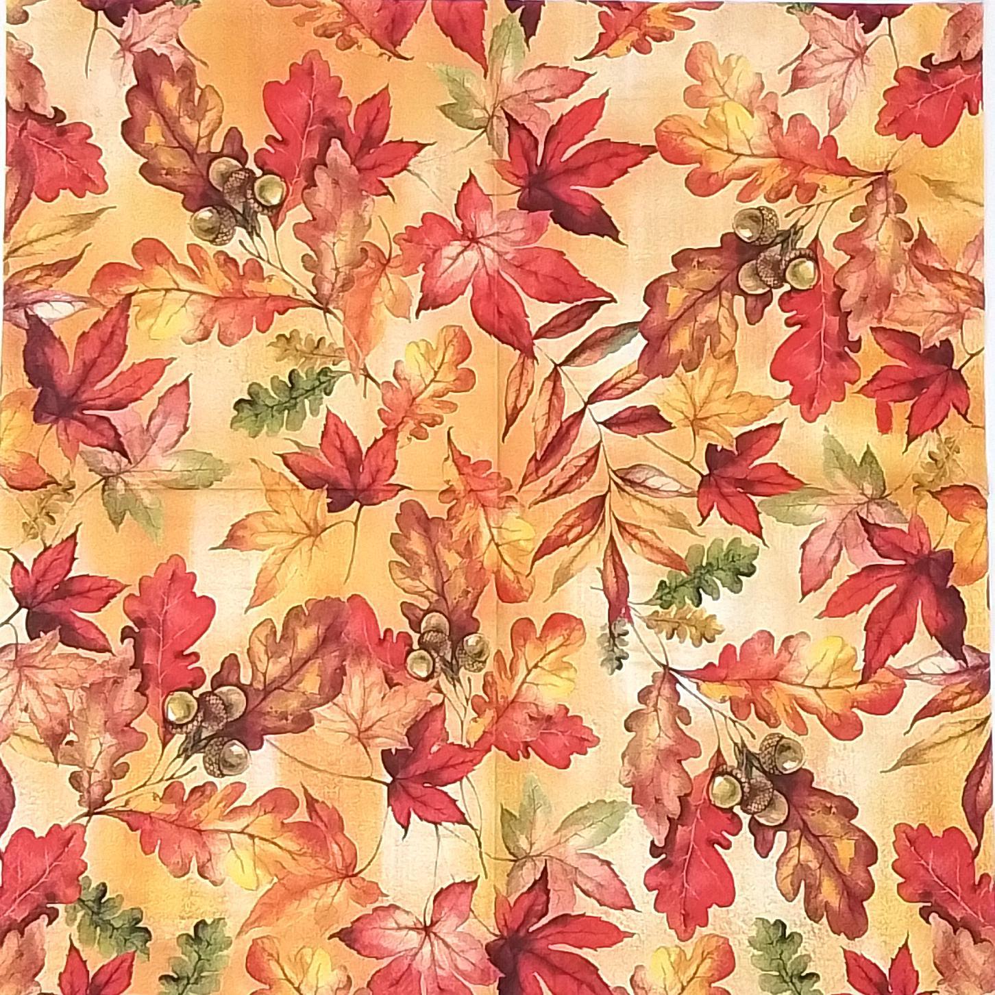 Decoupage Napkins 6.5"- Bright Autumn