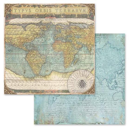 Stamperia 12" Scrapbook Paper Pad - Around the World