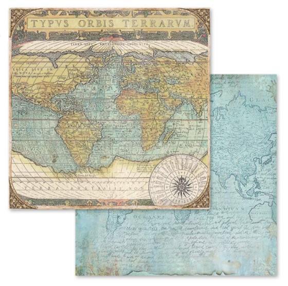 Stamperia Scrapbooking Sea World - 12 x 12 Paper Pad – Decoupage Napkins.Com