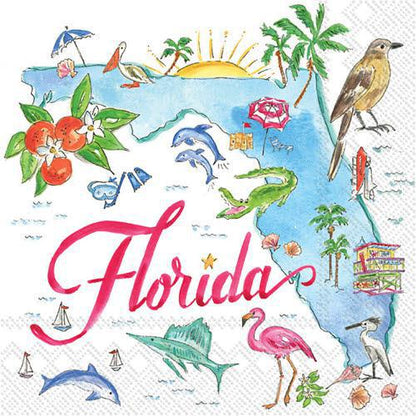Decoupage Napkins 5"- FL State Collection