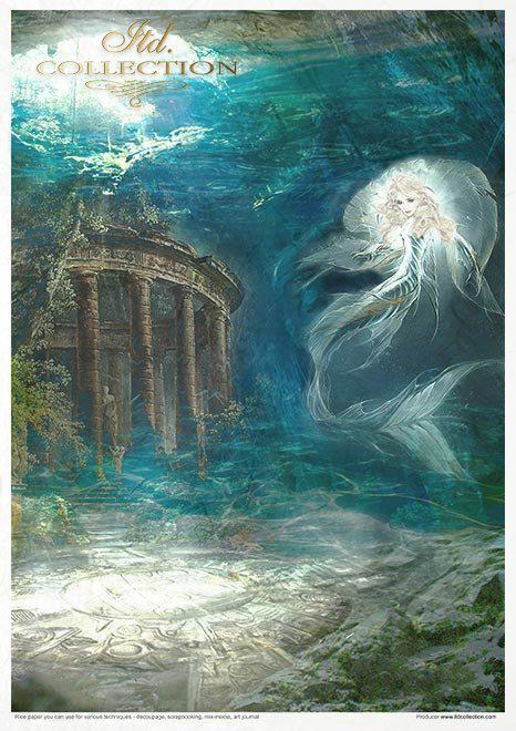 ITD Collection A4 Rice Paper Value Pack of 11 - The Search for Atlantis