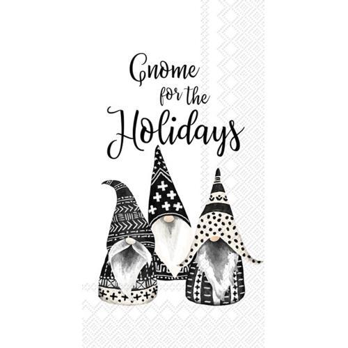 Decoupage Napkins 4"x 6.5" (2pcs)- Gnome For The Holidays