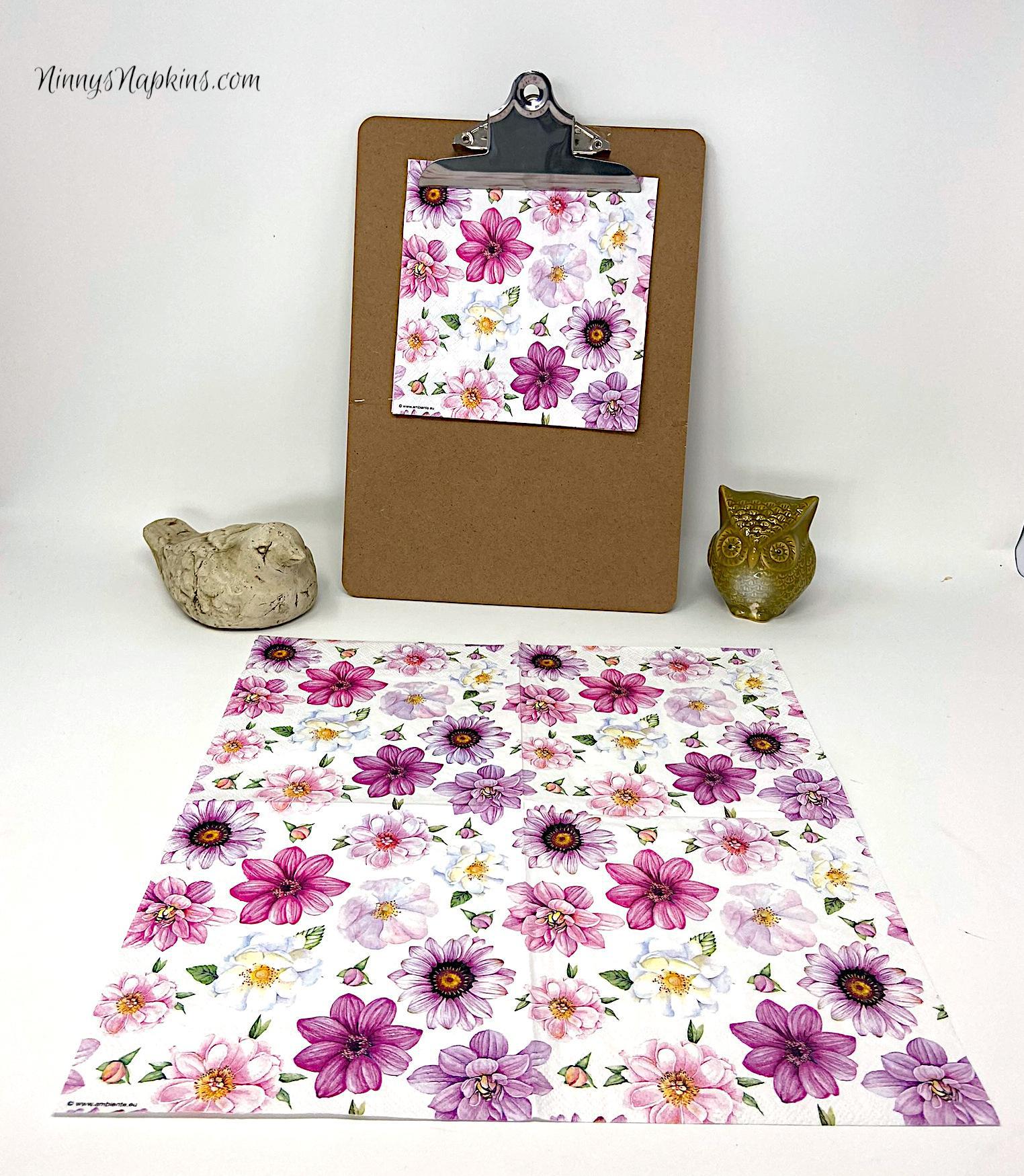 Decoupage Napkins 6.5- Reading Time