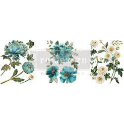 Re-Design with Prima Decor Transfers 8.5"X11" 3/Sheets - Gilded Floral