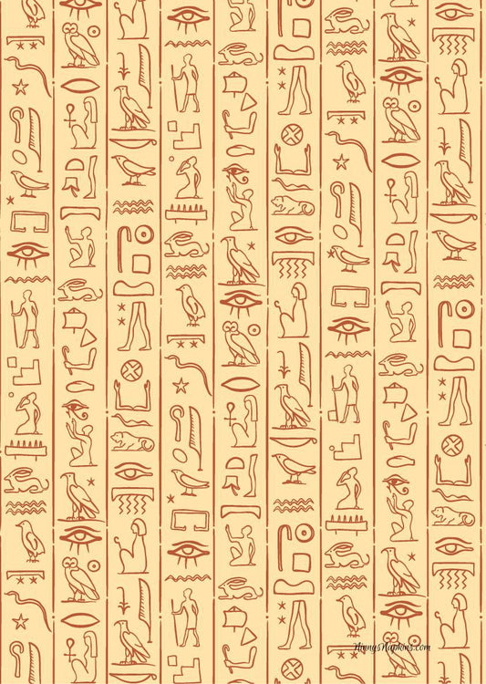 Ninny's Rice Paper A4 - Hieroglyphs