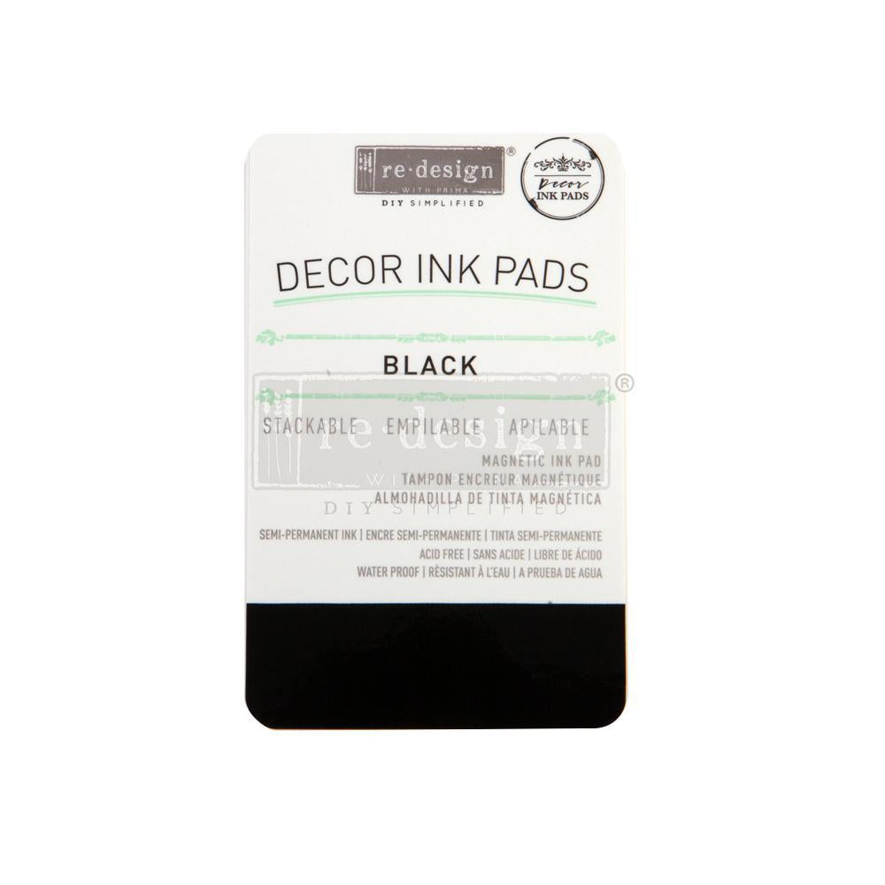 Re-Design with Prima Décor Magnetic Ink Pad - Black