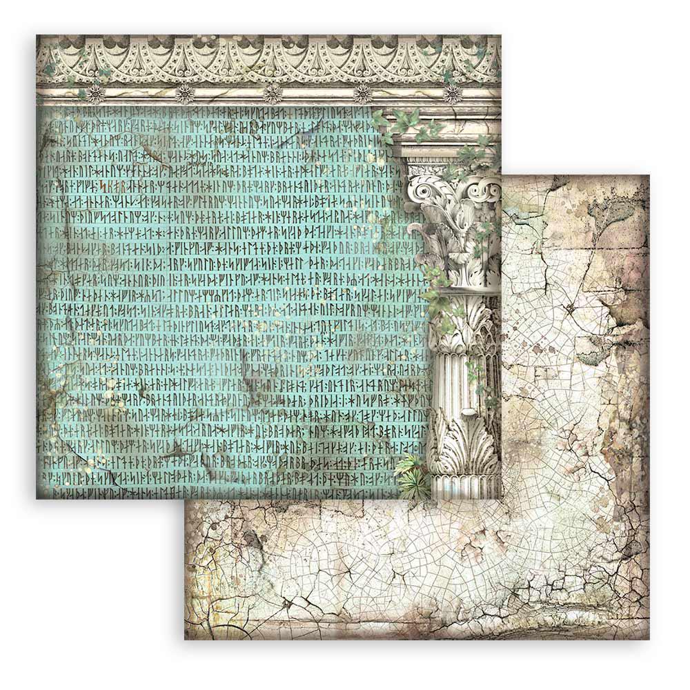 Stamperia 12 Scrapbook Paper Pad - Maxi Background Selection, Magic F –  Ninnys Napkins