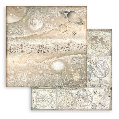 12" Scrapbook Paper Pad Maxi Background Selection - Cosmos Infinity