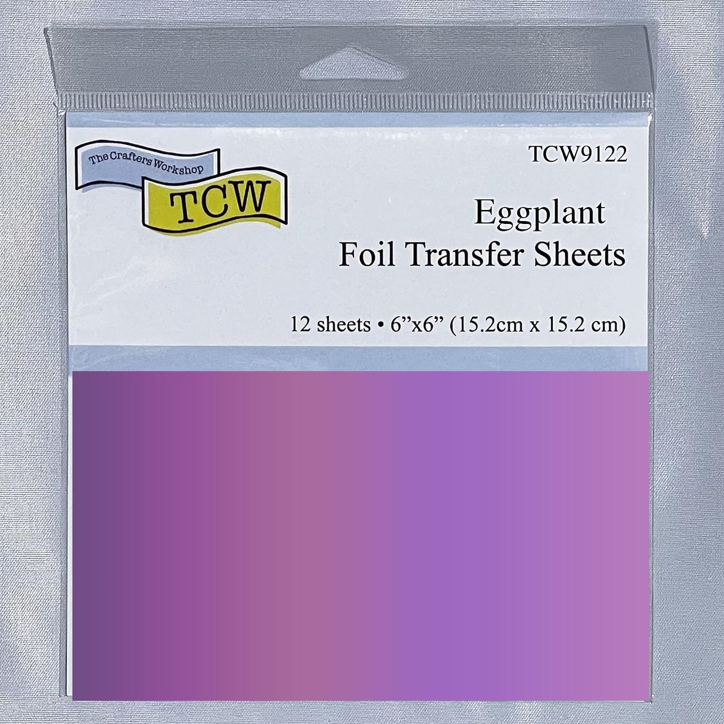 TCW9100 Foil Transfer Sheets 6x6 - Eggplant