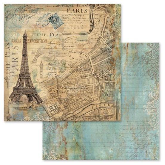 Stamperia 12 Scrapbook Paper Pad - Around the World – Ninnys Napkins
