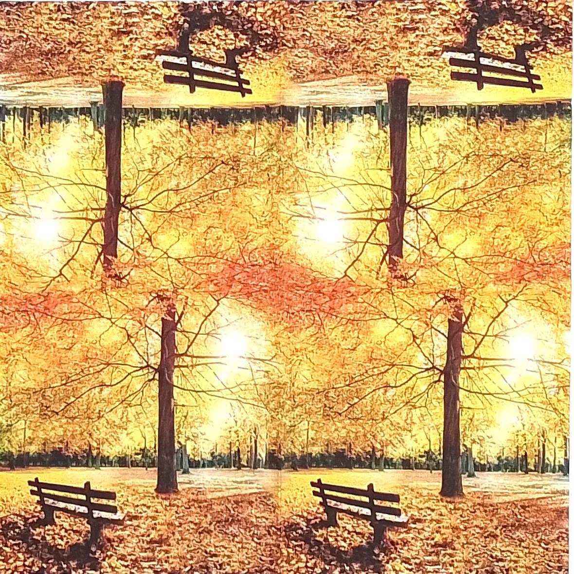 Decoupage Napkins 6.5" - Golden Autumn