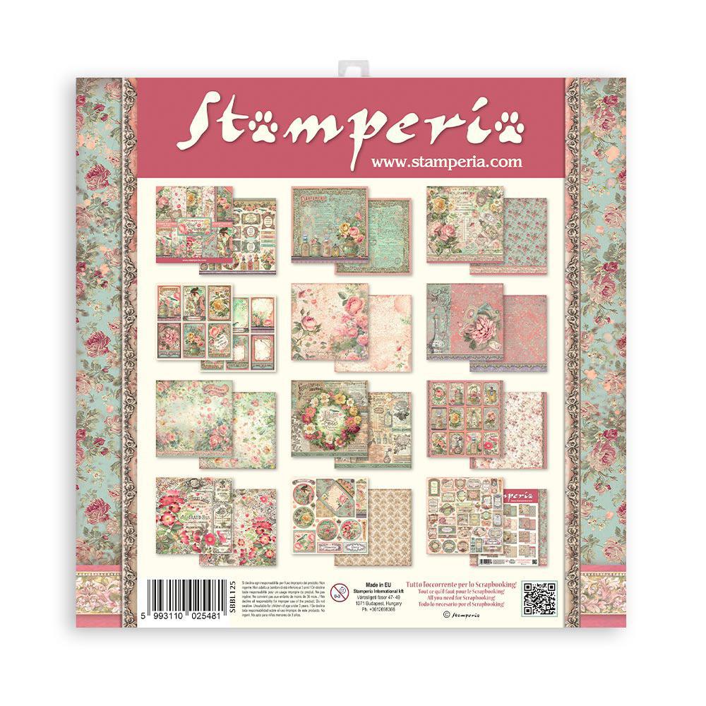 Stamperia 12" Scrapbook Paper Pad - Rose parfum